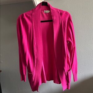 Women's Pink Cardigan Sweater